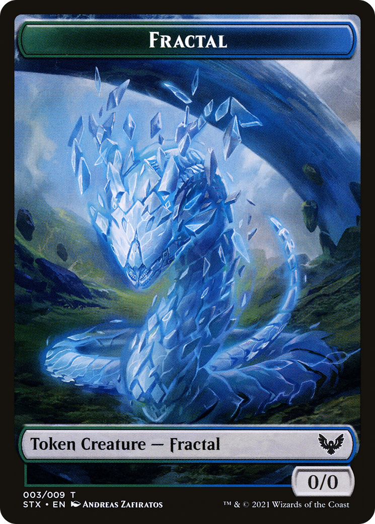 Fractal  [Strixhaven: School of Mages Tokens] Foil