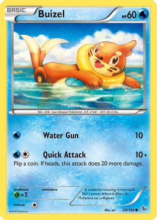 Buizel (28/106) [XY: Flashfire] Reverse Holofoil