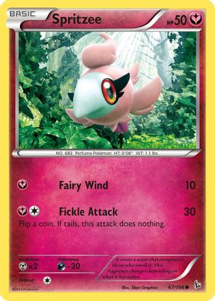 Spritzee (67/106) [XY: Flashfire] Reverse Holofoil