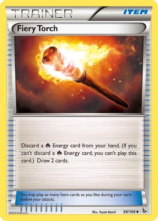 Fiery Torch (89/106) [XY: Flashfire] Reverse Holofoil