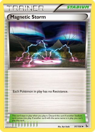Magnetic Storm (91/106) [XY: Flashfire] Reverse Holofoil