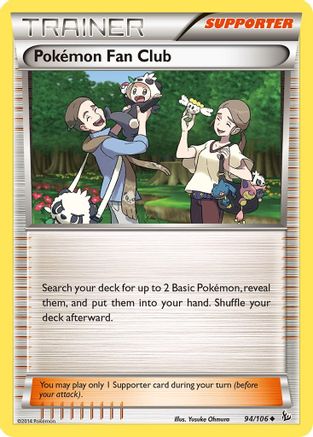 Pokemon Fan Club (94/106) [XY: Flashfire] Reverse Holofoil