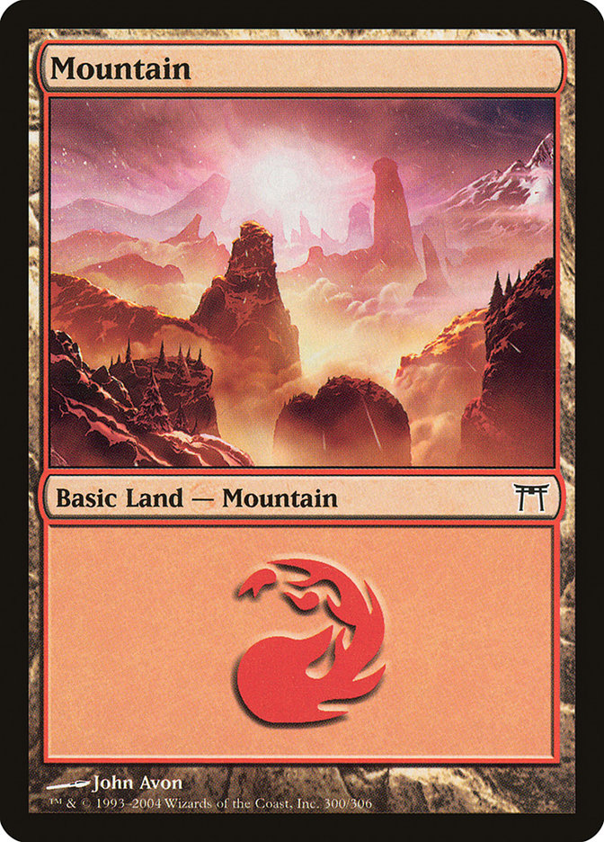 Mountain (300) [Champions of Kamigawa] Foil