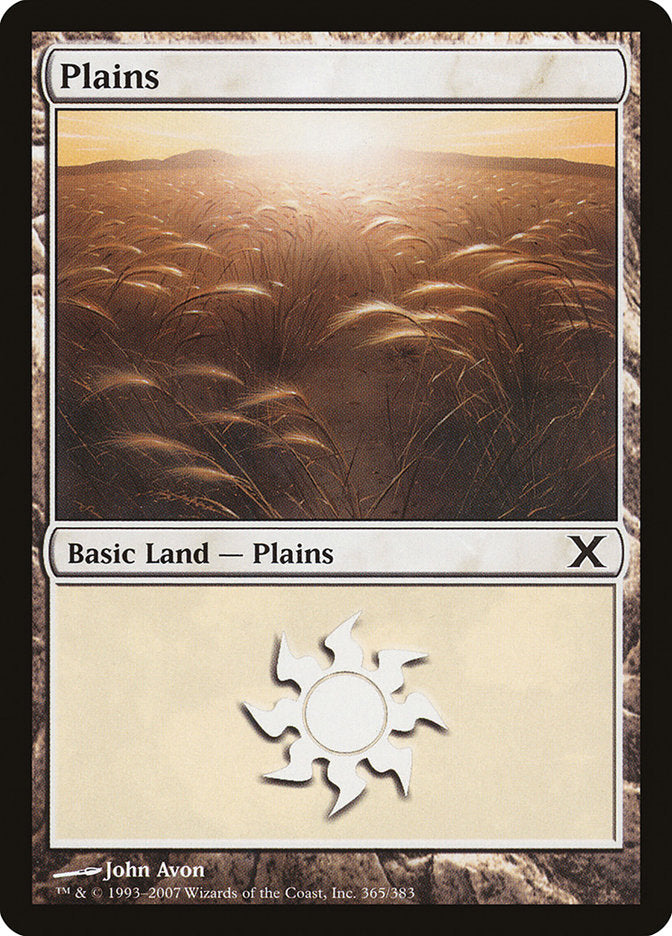Plains (365) [Tenth Edition] Foil