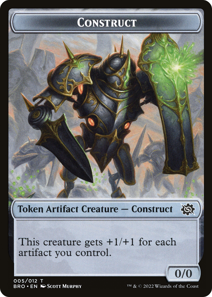 Construct  [The Brothers' War Tokens] Foil