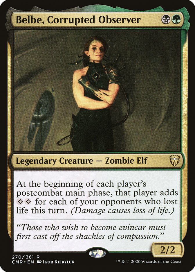 Belbe, Corrupted Observer [Commander Legends] Foil