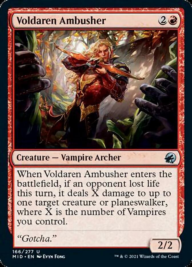 Voldaren Ambusher [Innistrad: Midnight Hunt] Foil