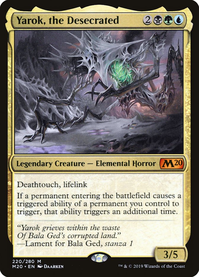 Yarok, the Desecrated [Core Set 2020] Foil
