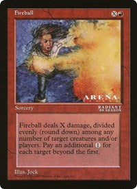 Fireball (Oversized) [Oversize Cards] Foil