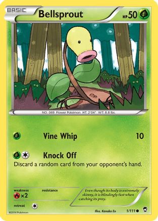 Bellsprout (1/111) [XY: Furious Fists] Reverse Holofoil