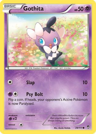 Gothita (39/111) [XY: Furious Fists] Reverse Holofoil