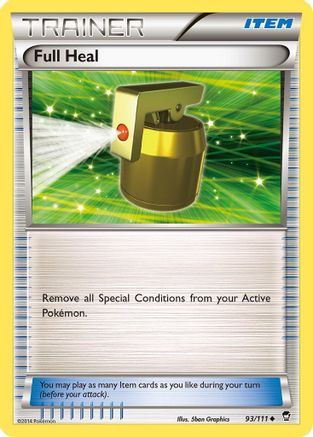 Full Heal (93/111) [XY: Furious Fists] Reverse Holofoil
