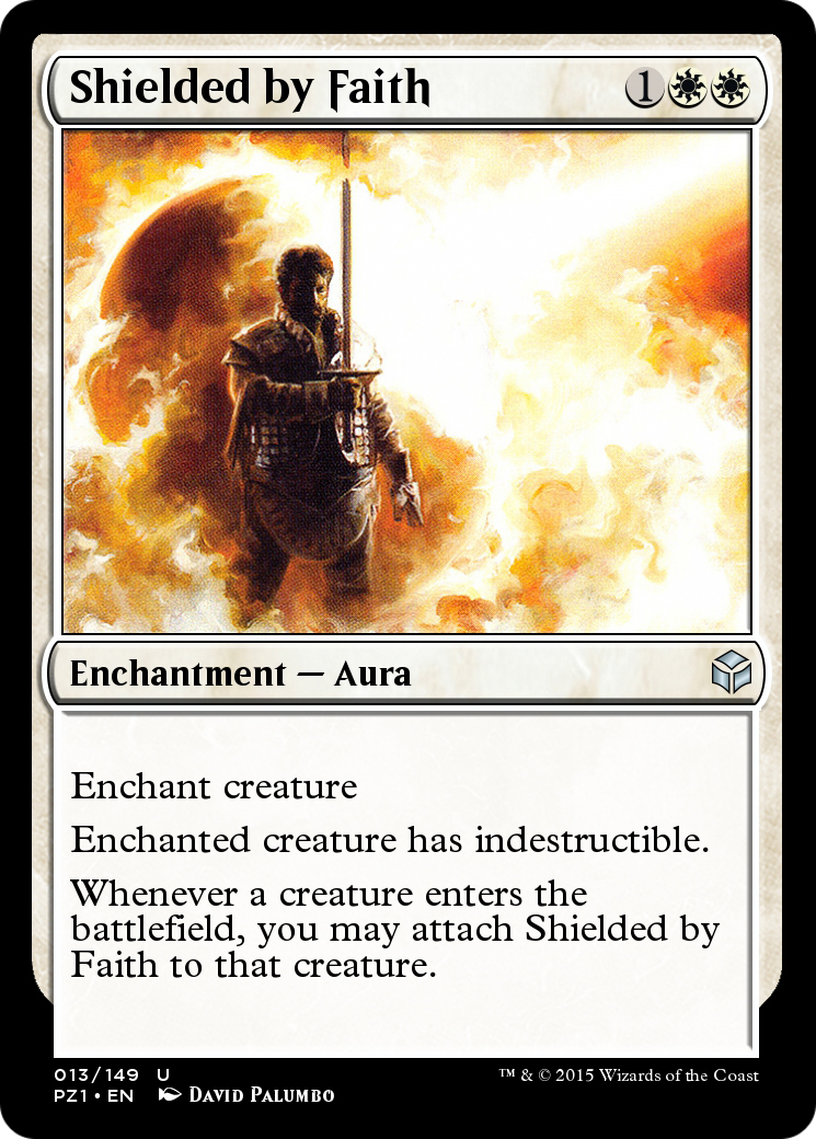 Shielded by Faith  [Legendary Cube Prize Pack] Foil