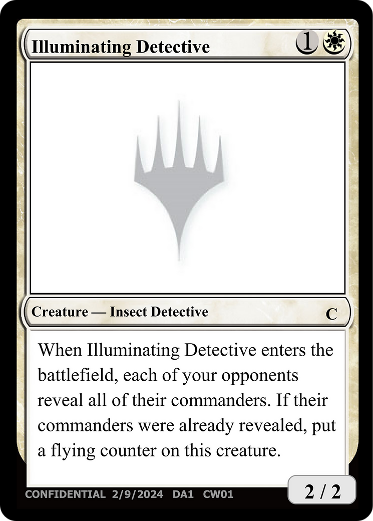 Illuminating Detective  [Unknown Event]