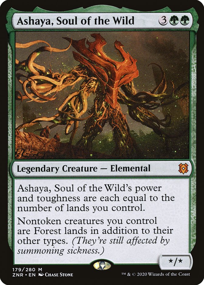 Ashaya, Soul of the Wild [Zendikar Rising] Foil