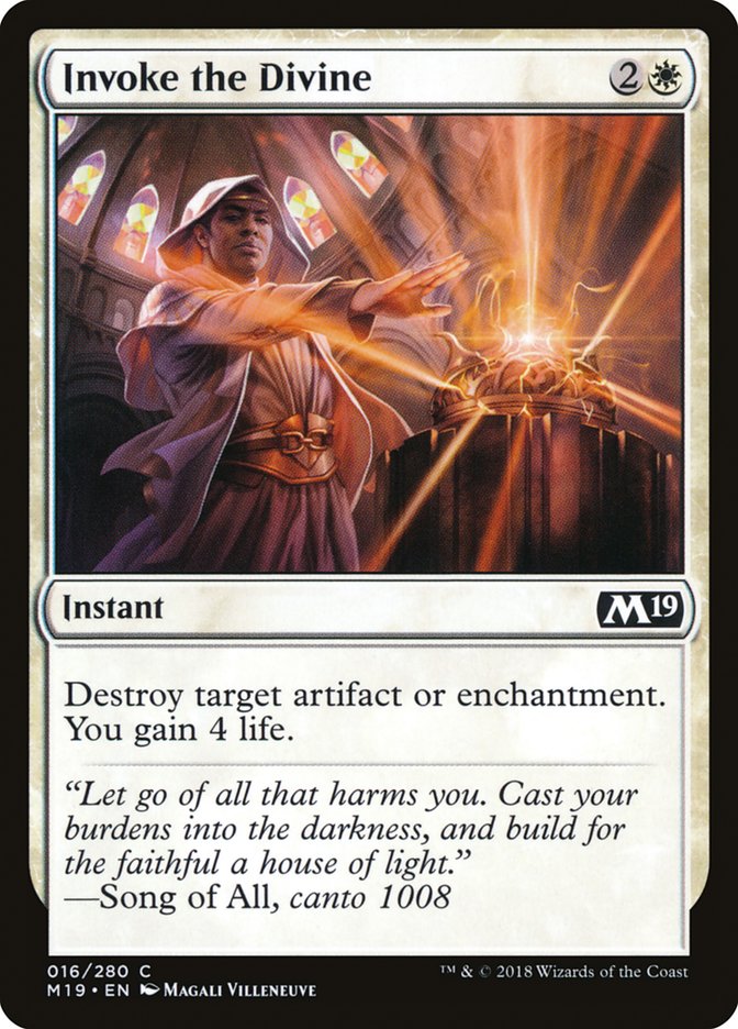 Invoke the Divine [Core Set 2019] Foil