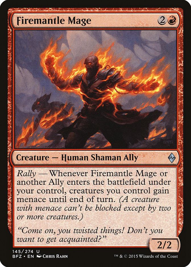 Firemantle Mage [Battle for Zendikar] Foil