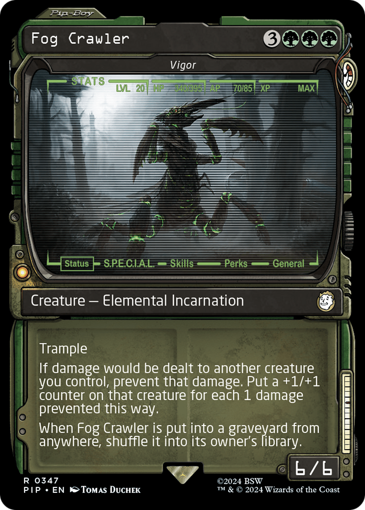 Fog Crawler - Vigor (Showcase) [Fallout] Foil