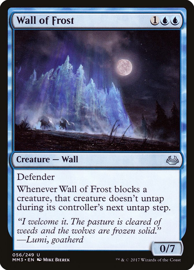 Wall of Frost [Modern Masters 2017] Foil