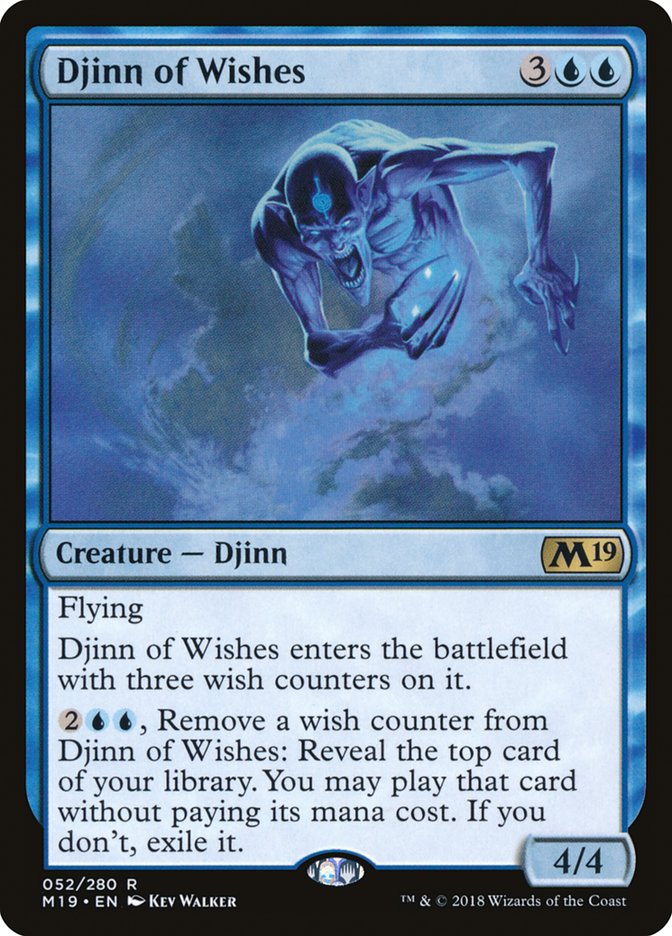 Djinn of Wishes [Core Set 2019] Foil