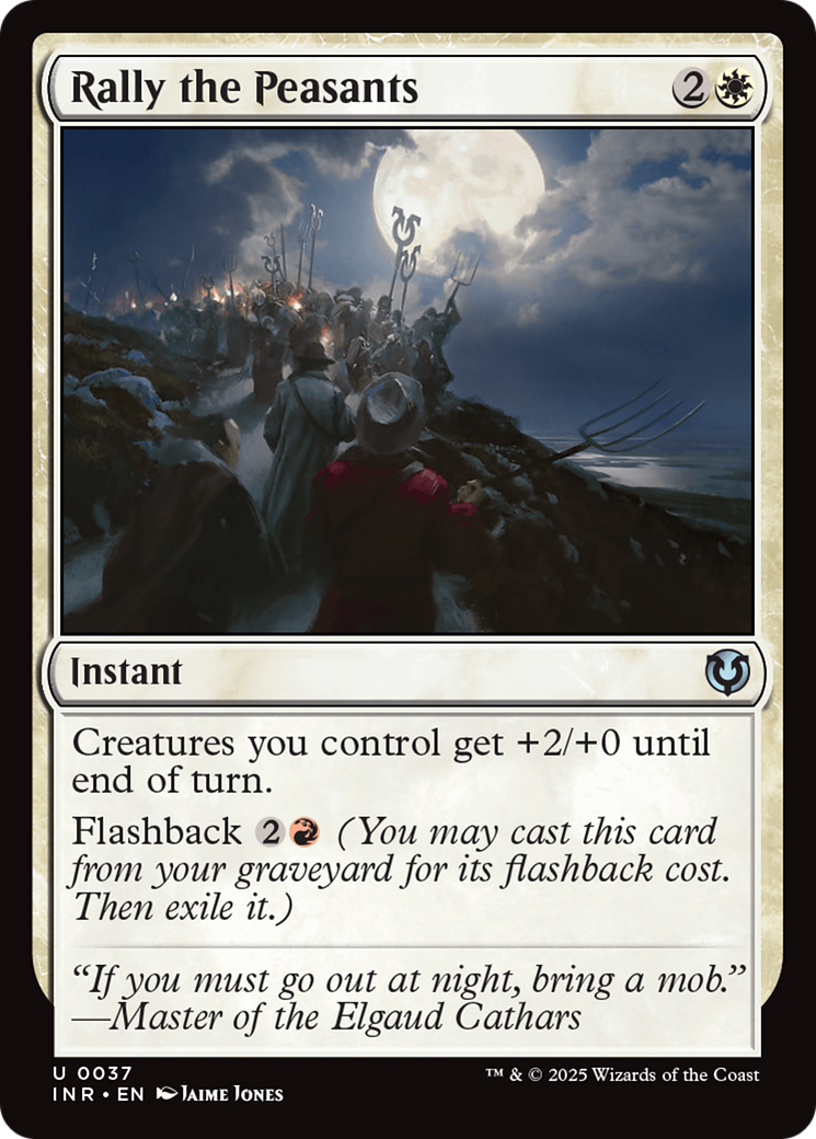 Rally the Peasants [Innistrad Remastered] Foil