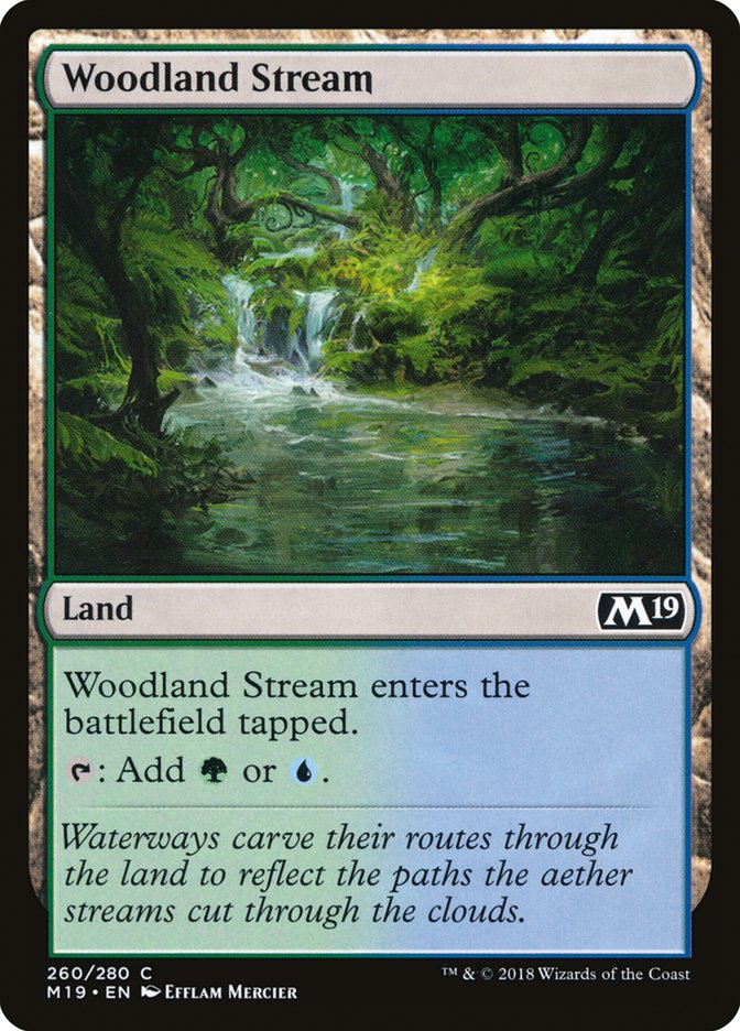 Woodland Stream [Core Set 2019] Foil