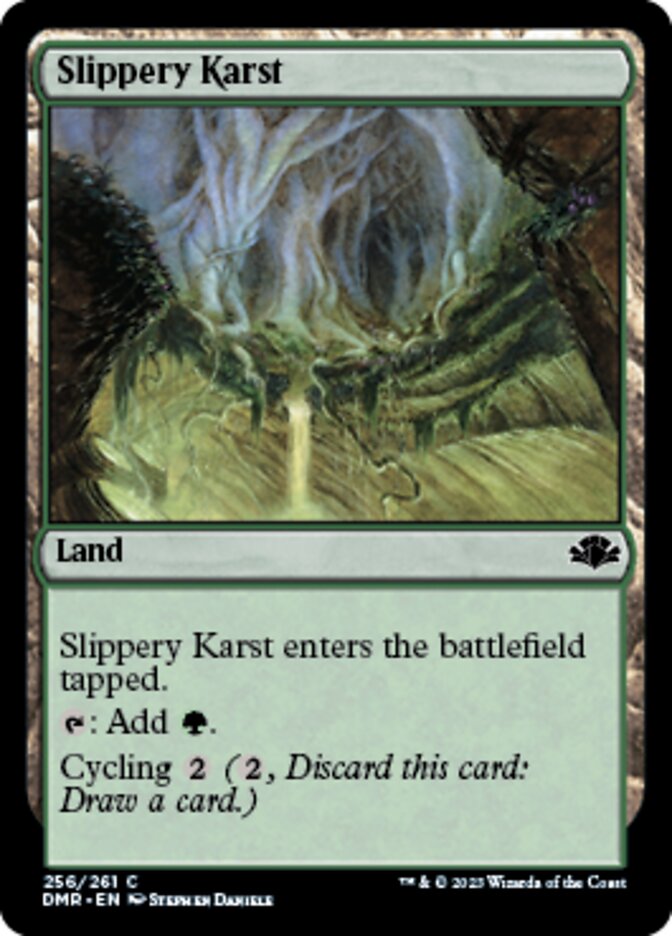 Slippery Karst [Dominaria Remastered] Foil
