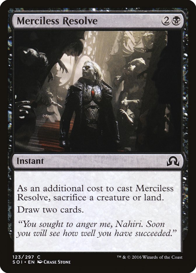 Merciless Resolve [Shadows over Innistrad] Foil