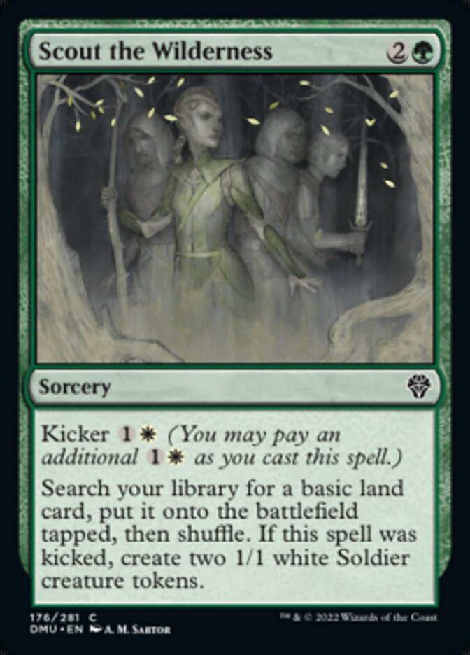 Scout the Wilderness [Dominaria United] Foil