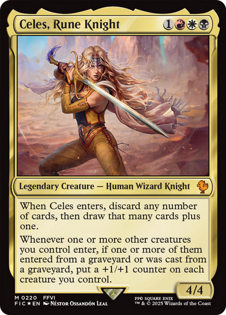 Celes, Rune Knight [FINAL FANTASY Commander] Foil