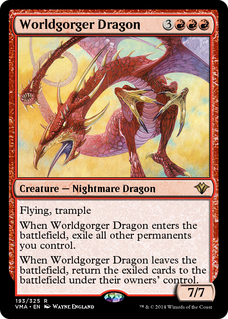 Worldgorger Dragon  [Vintage Masters] Foil