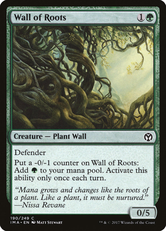 Wall of Roots [Iconic Masters] Foil