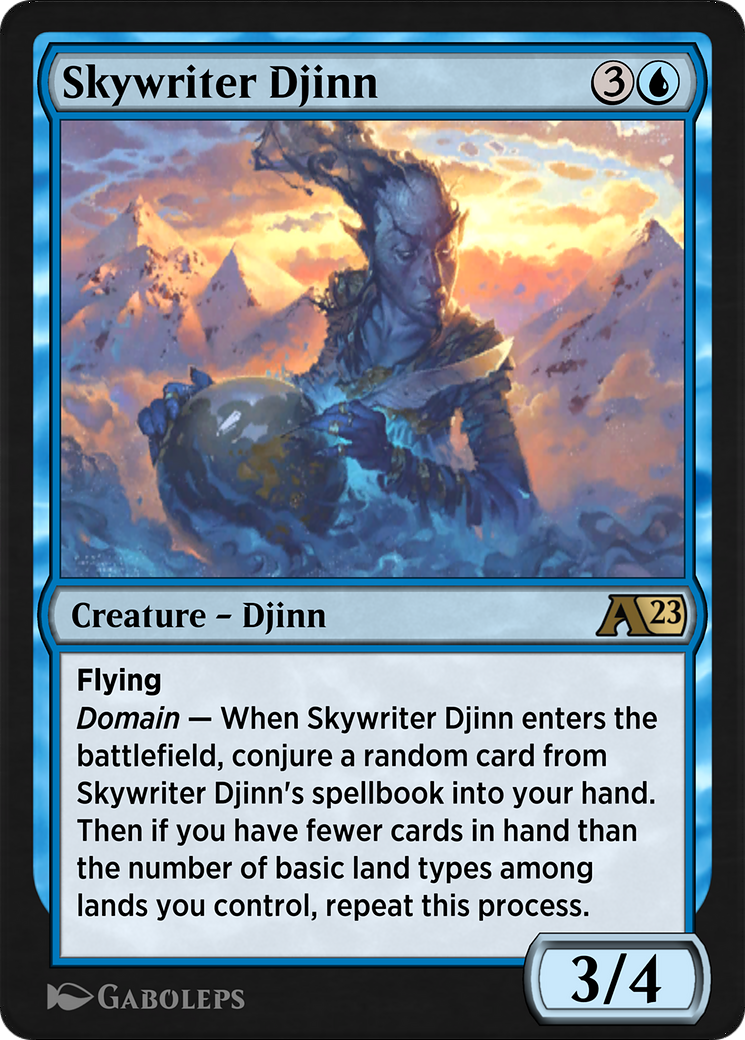 Skywriter Djinn  [Alchemy: Dominaria]