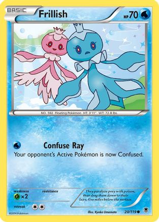 Frillish (20/119) [XY: Phantom Forces] Reverse Holofoil