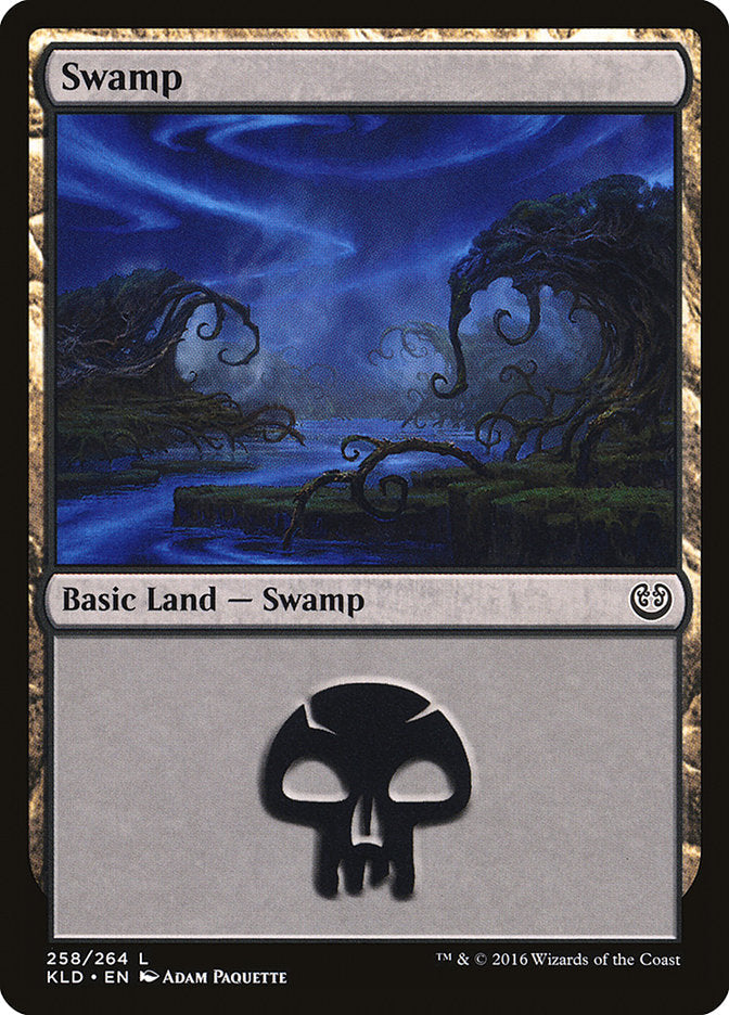 Swamp (258) [Kaladesh] Foil