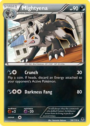 Mightyena (54/119) [XY: Phantom Forces] Reverse Holofoil