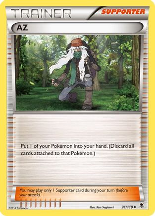 AZ (91/119) [XY: Phantom Forces] Reverse Holofoil