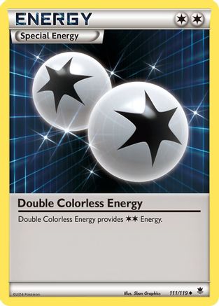 Double Colorless Energy (111/119) [XY: Phantom Forces] Reverse Holofoil