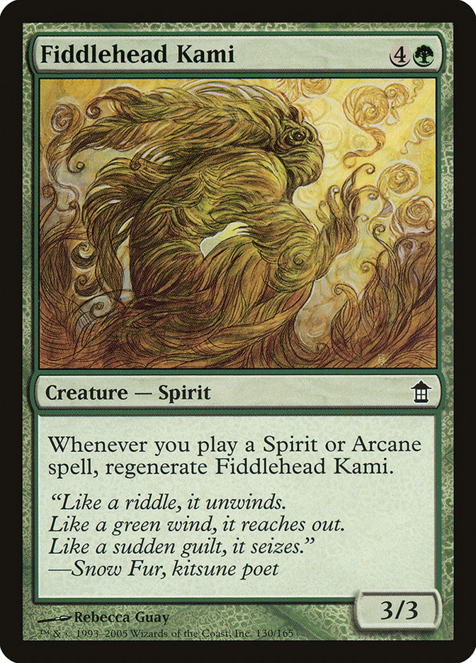 Fiddlehead Kami [Saviors of Kamigawa] Foil