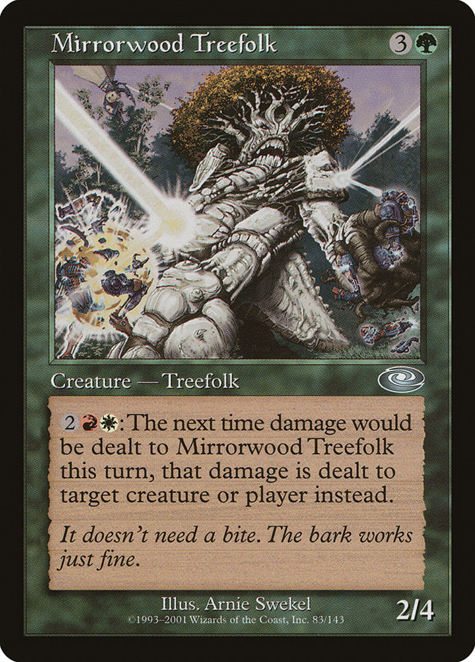 Mirrorwood Treefolk [Planeshift] Foil