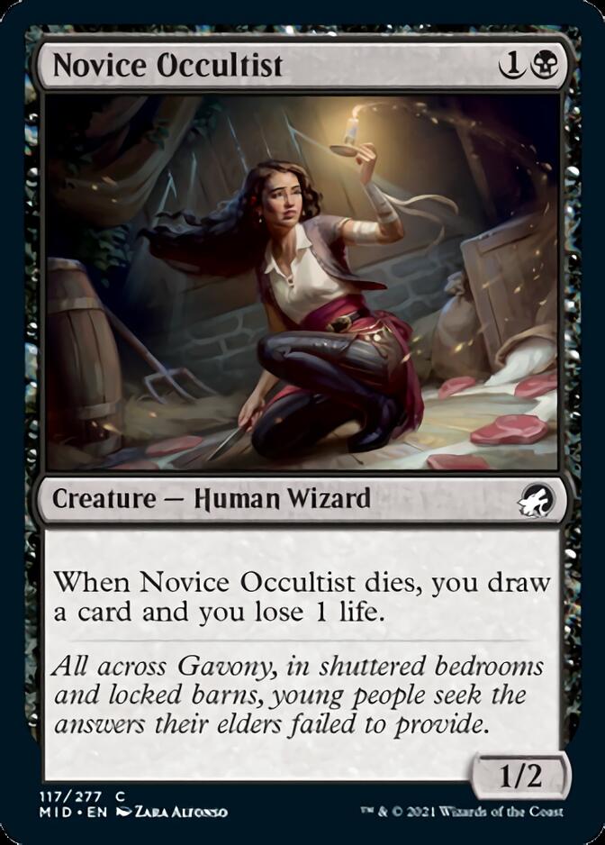 Novice Occultist [Innistrad: Midnight Hunt] Foil