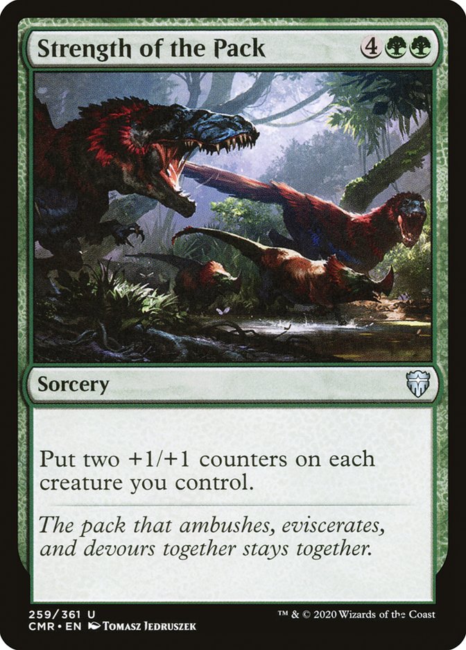 Strength of the Pack [Commander Legends] Foil