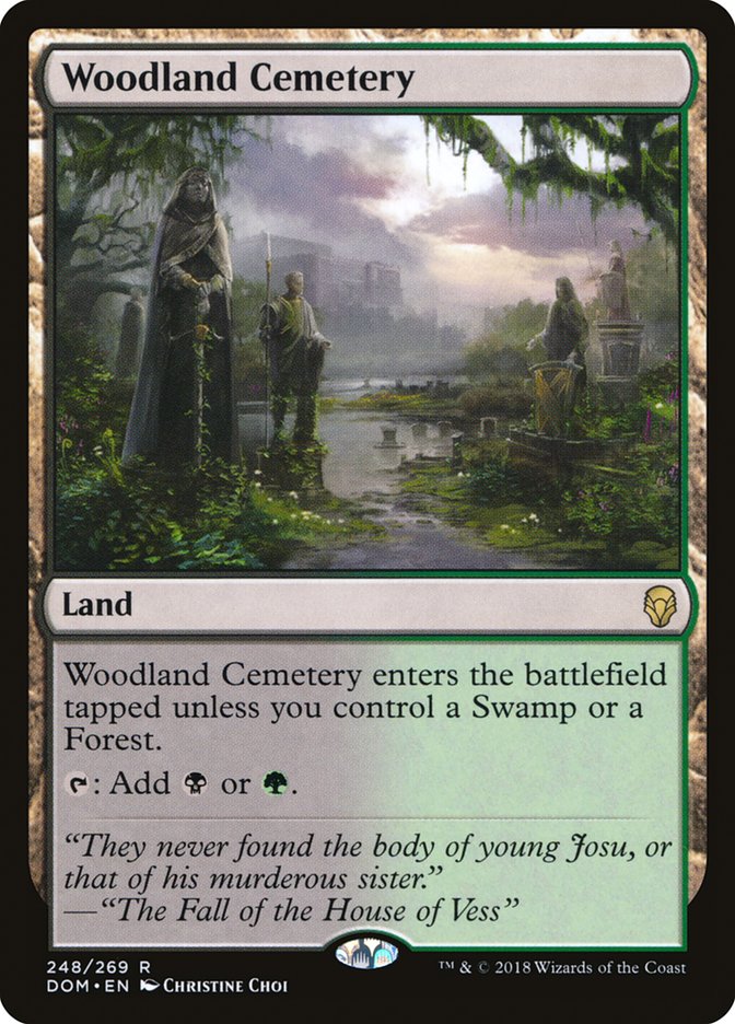 Woodland Cemetery [Dominaria] Foil
