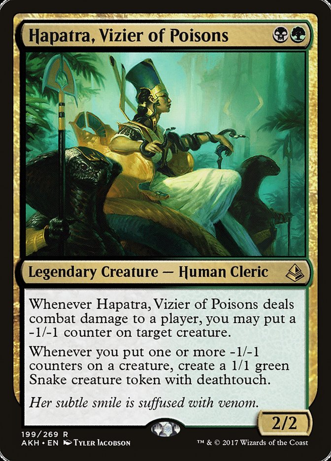 Hapatra, Vizier of Poisons [Amonkhet] Foil