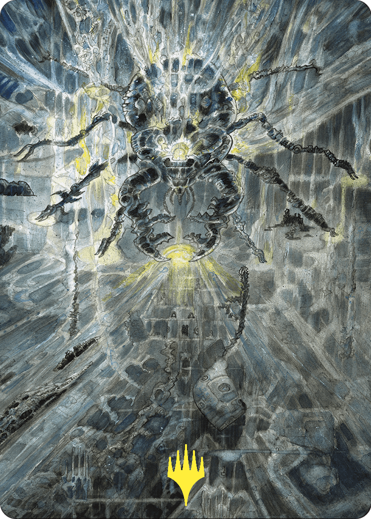 Darksteel Mutation // Darksteel Mutation  [Commander Masters Art Series] (Borderless) Foil