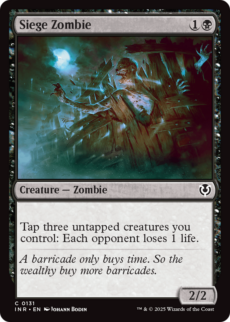 Siege Zombie [Innistrad Remastered] Foil