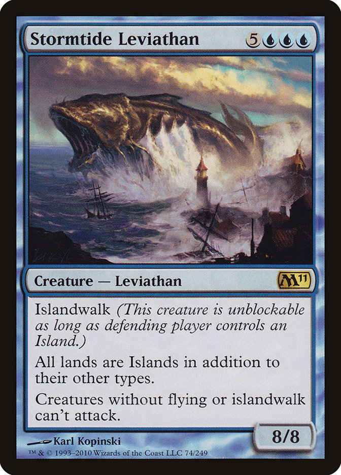 Stormtide Leviathan [Magic 2011] Foil