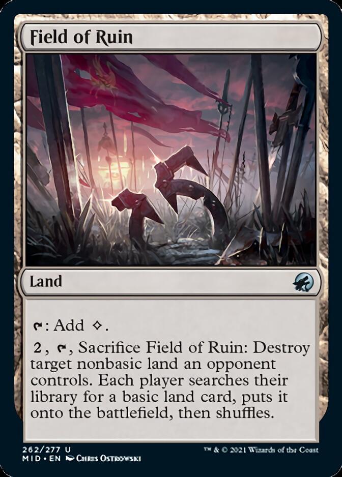 Field of Ruin [Innistrad: Midnight Hunt] Foil