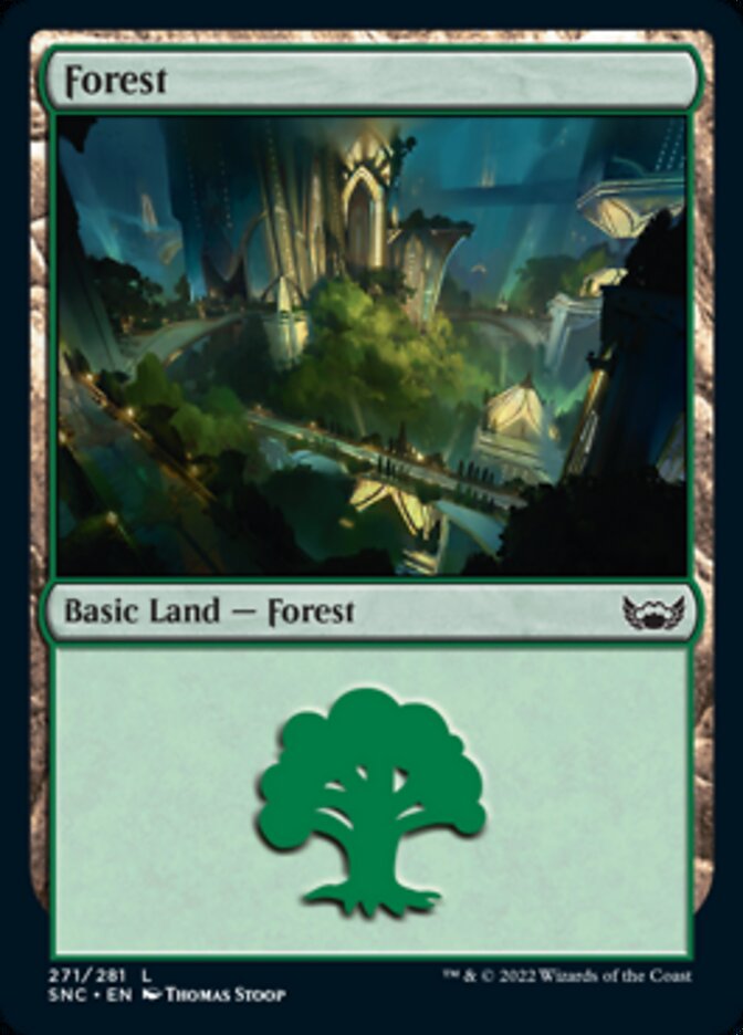 Forest (271) [Streets of New Capenna] Foil