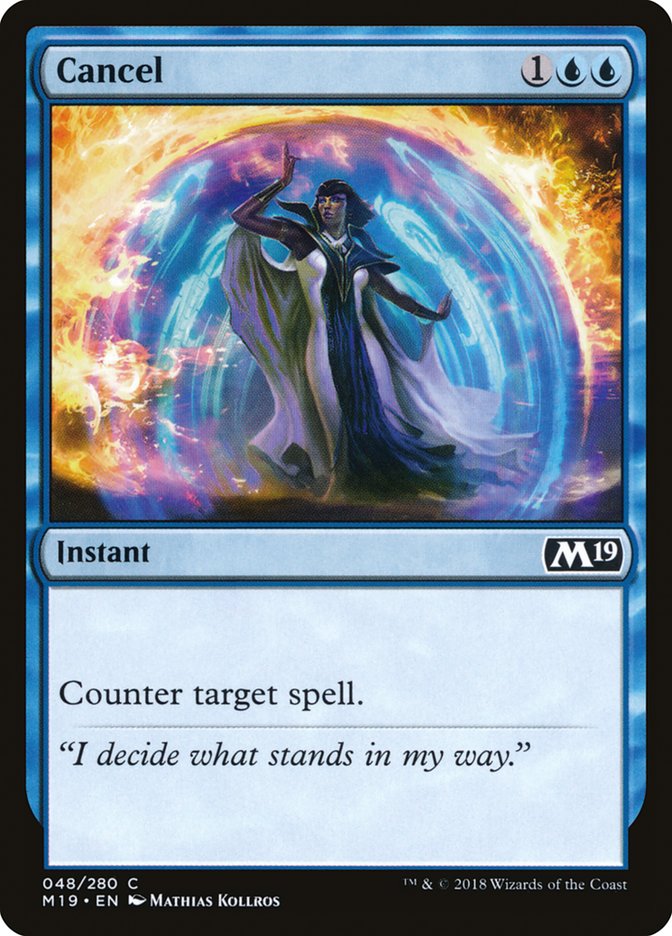 Cancel [Core Set 2019] Foil